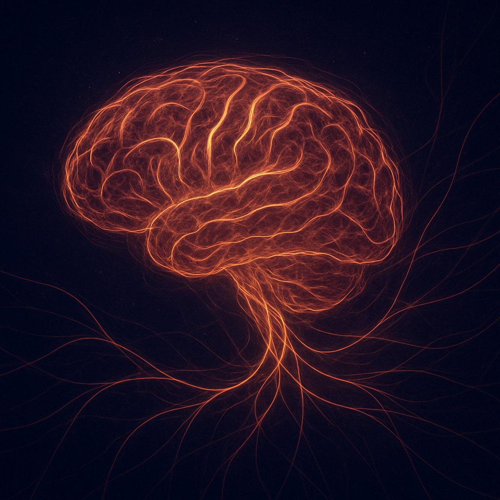 Conceptual art of digital memory and connection
